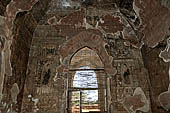 Bagan Myanmar. Mural paintings of the Thambula temple. 